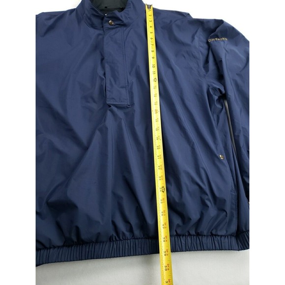 DryJoys by FootJoy - Mens Blue Windbreaker Golf Pullover Jacket - Size L - Picture 6 of 12